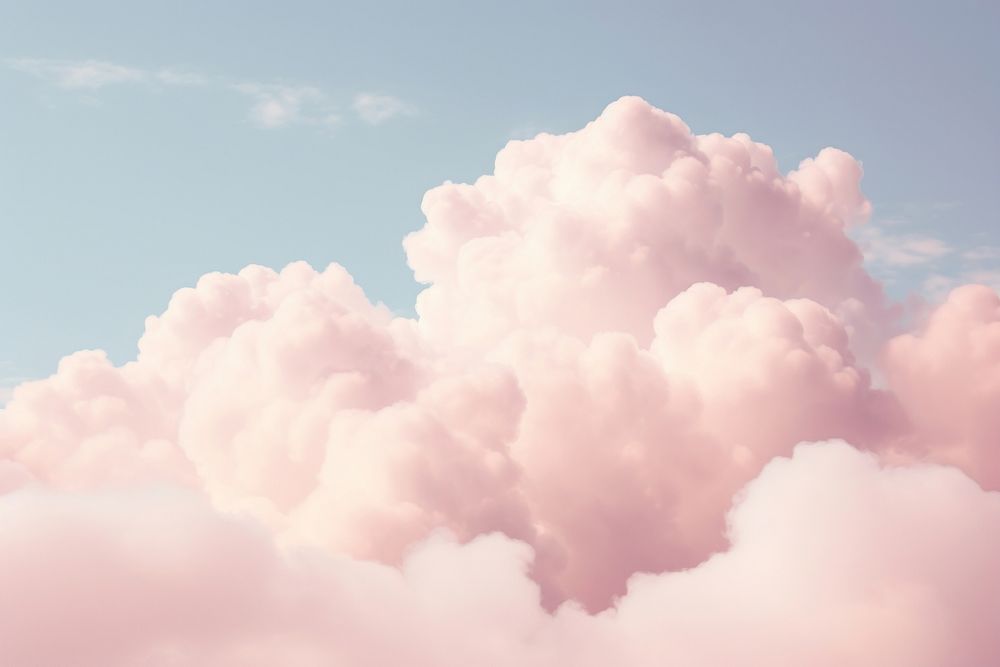  Pastel background cloud backgrounds outdoors. AI generated Image by rawpixel.
