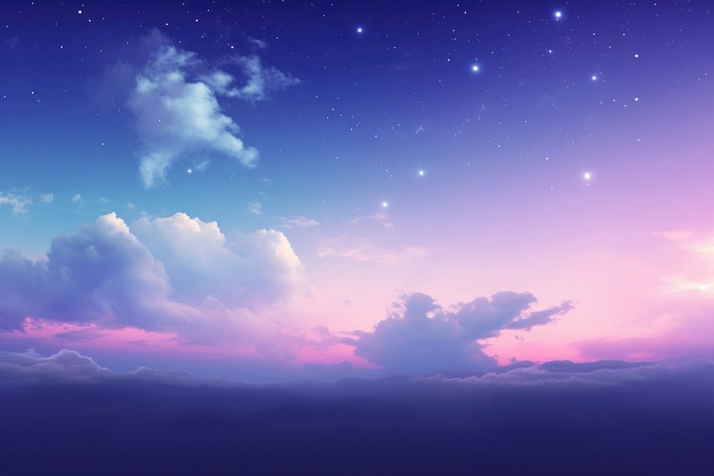  Pastel background night sky backgrounds. AI generated Image by rawpixel.