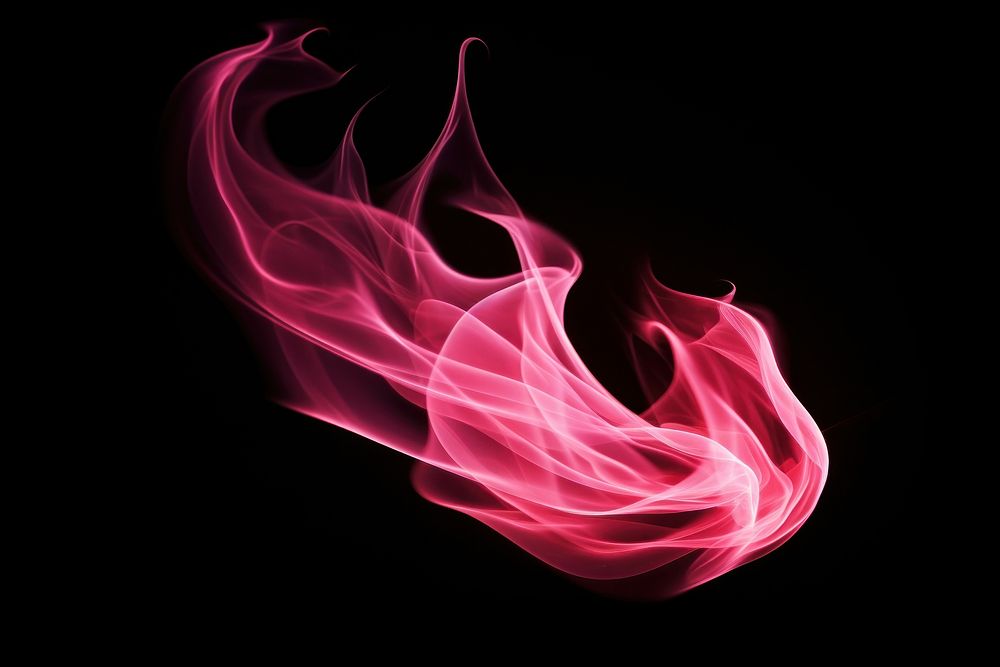  Flame pattern smoke pink. AI generated Image by rawpixel.