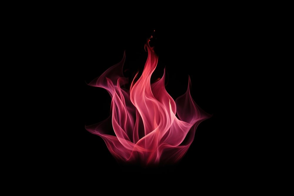  Flame pattern smoke pink. AI generated Image by rawpixel.