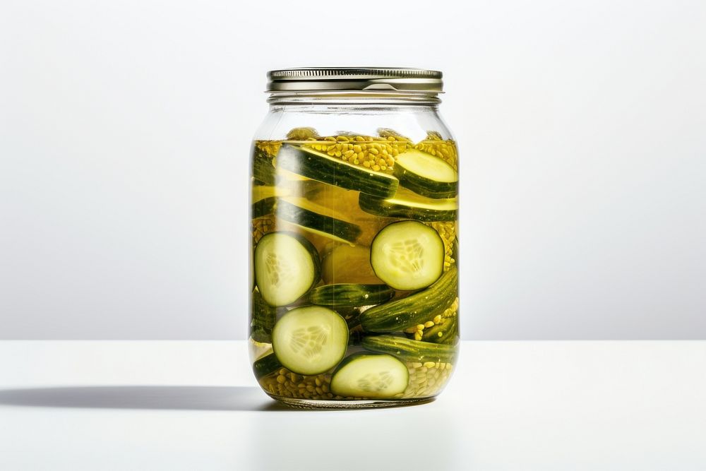Pickled cucumbers Jar jar plant food.