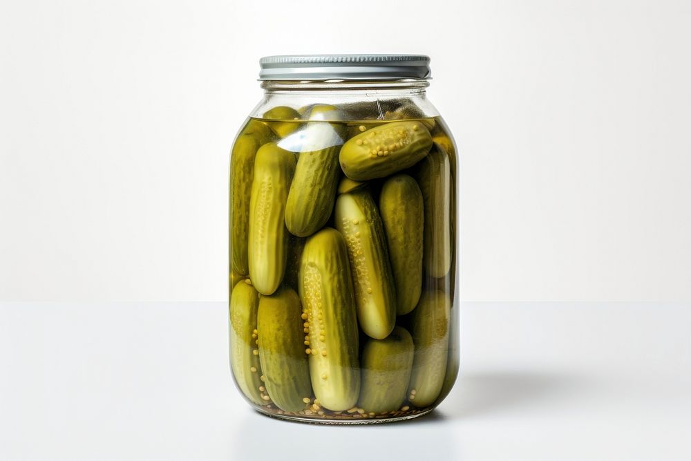 Pickled cucumbers Jar pickle food jar.