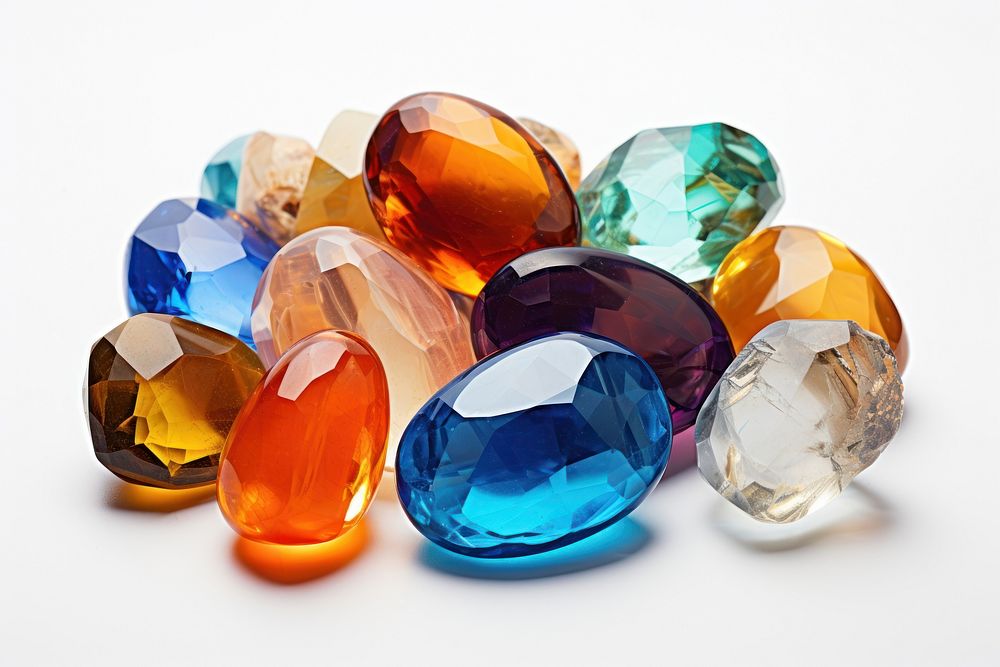 Polished gems gemstone jewelry crystal.