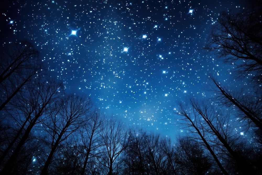 Starry sky backgrounds astronomy outdoors.