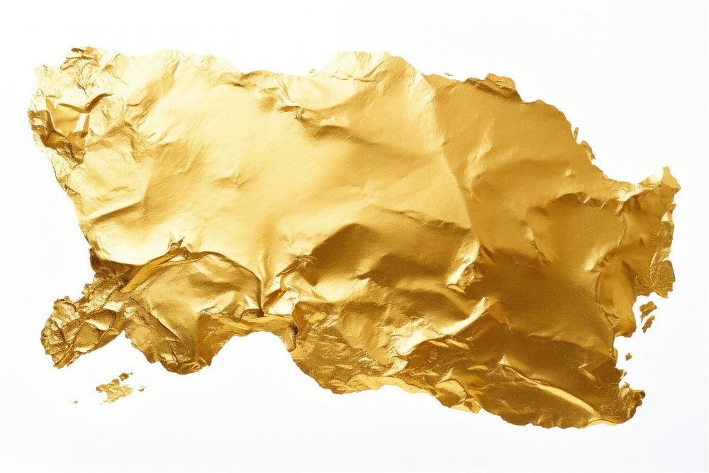 Gold foil backgrounds paper white background. AI generated Image by rawpixel.