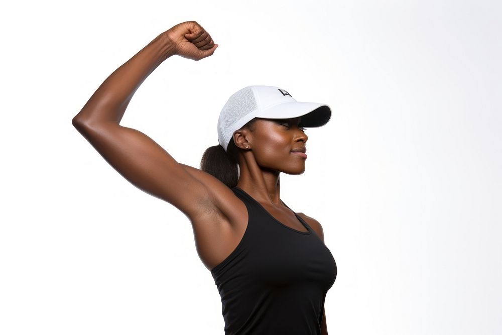 African america woman adult cap arm. AI generated Image by rawpixel.