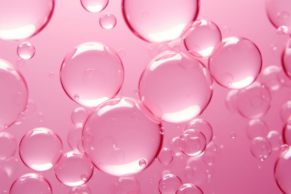 Pink bubbles background backgrounds petal condensation.