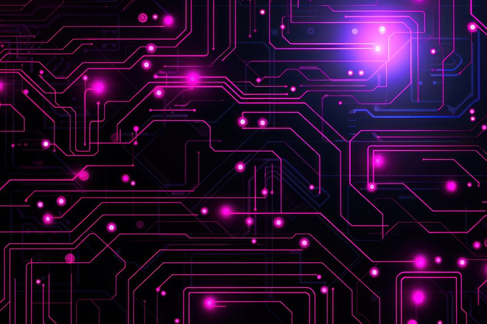 Pink circuit vector background backgrounds purple illuminated.