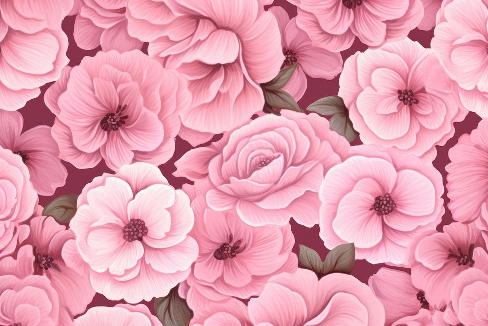 Pink flowers illustration background backgrounds pattern petal.
