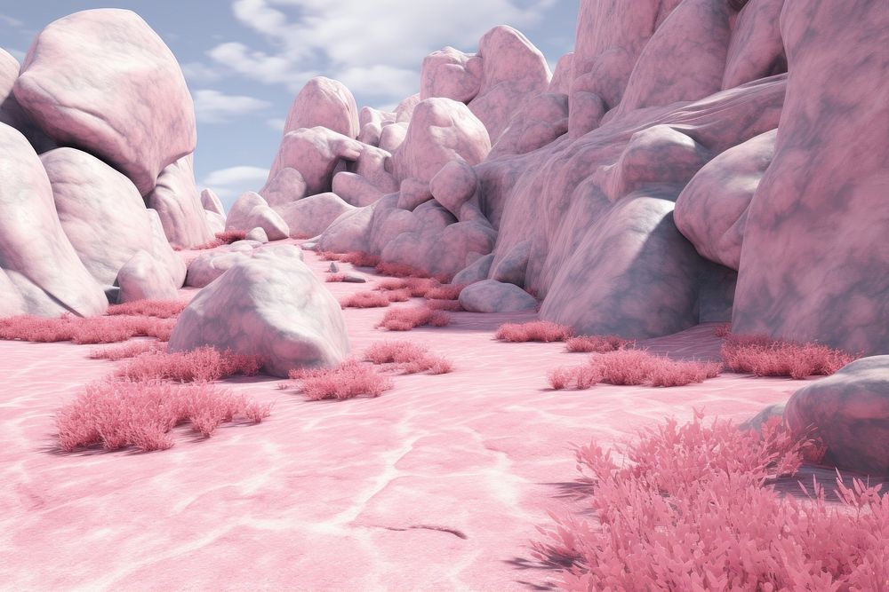 Pink granite background backgrounds landscape mountain.
