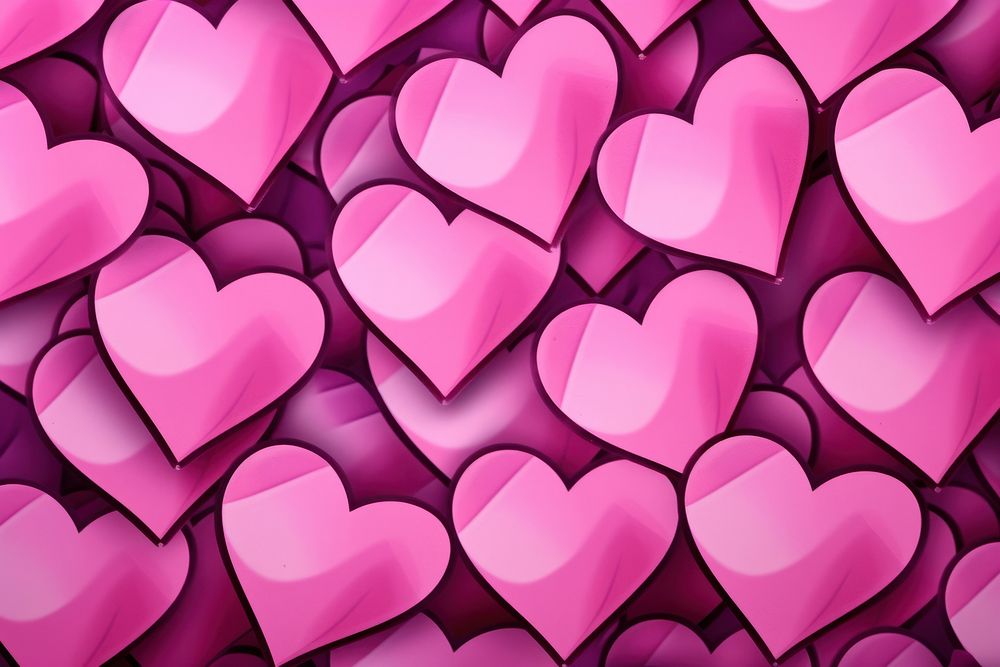 Pink heart pattern background backgrounds petal repetition.