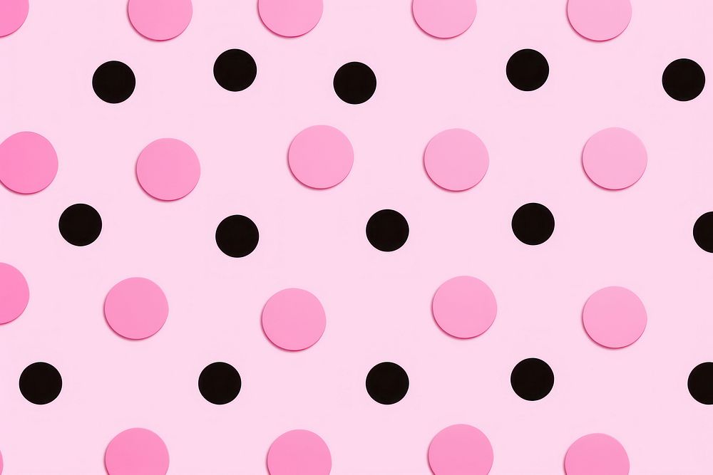 Pink polka dots pattern background backgrounds repetition textured.