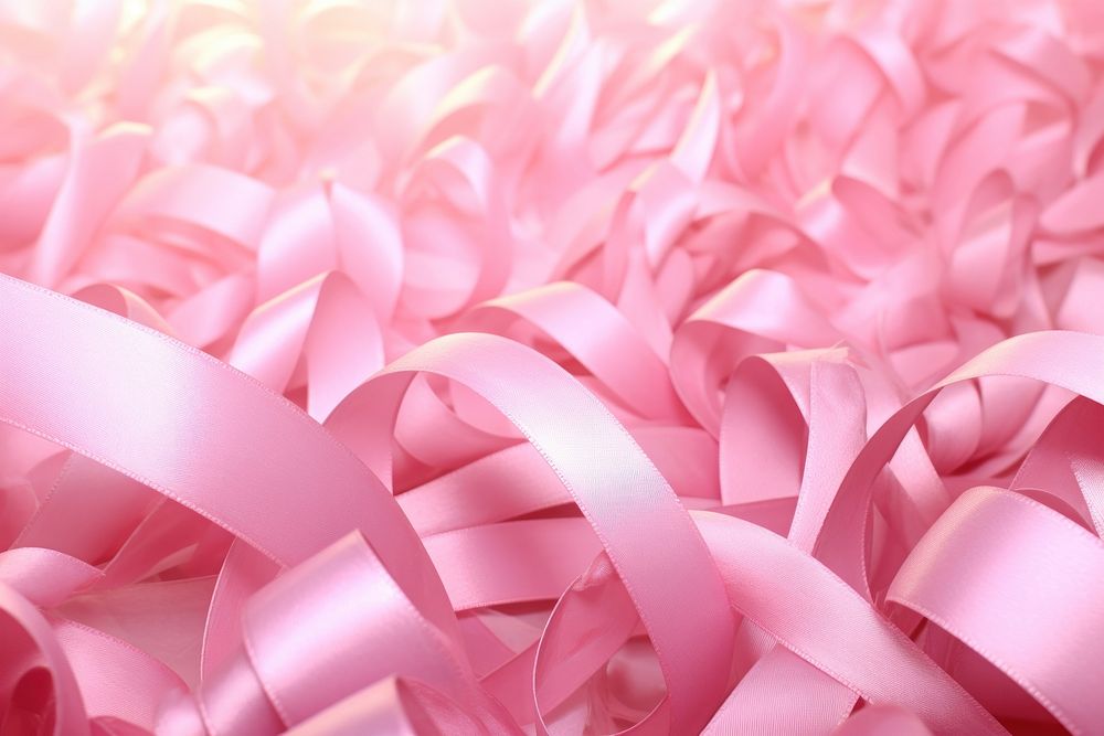 Pink ribbons background backgrounds petal plant.