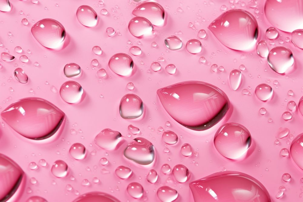 Pink water droplet background backgrounds petal condensation.