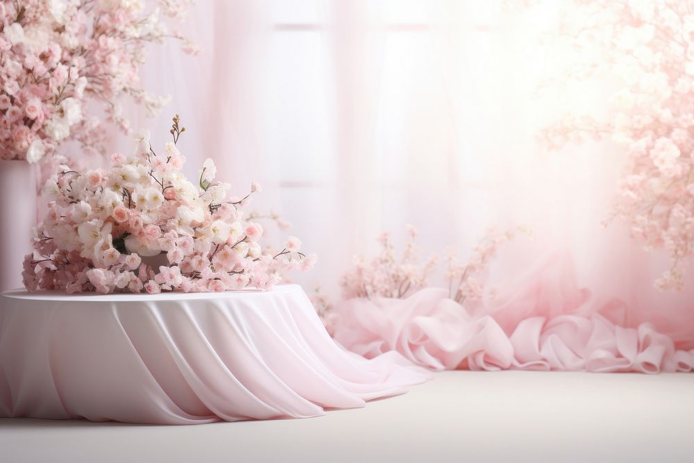 Clean wedding background blossom flower plant.