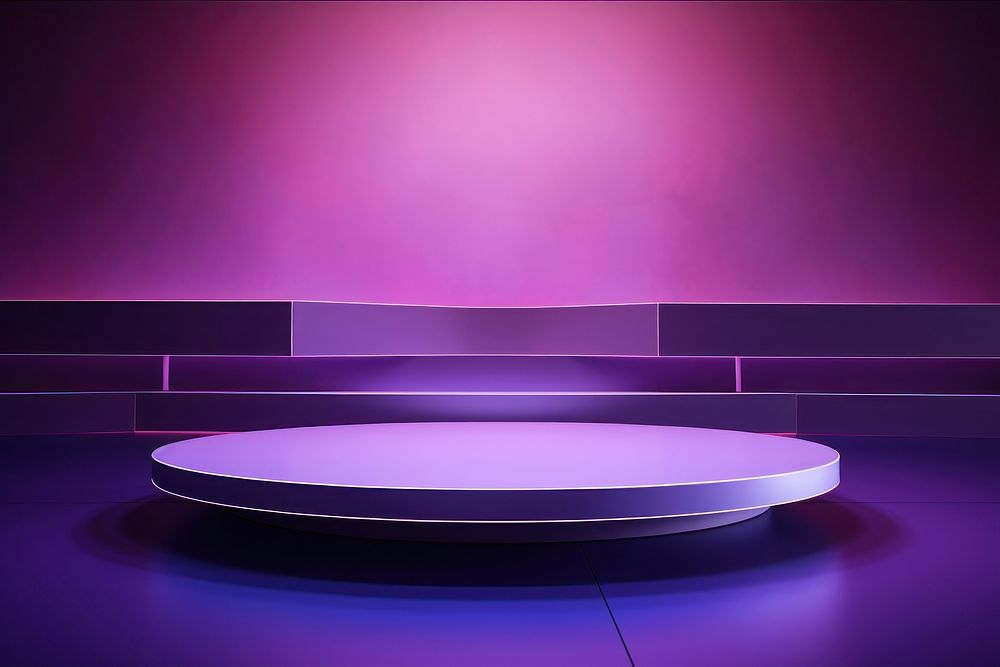 Purple background purple furniture lighting.