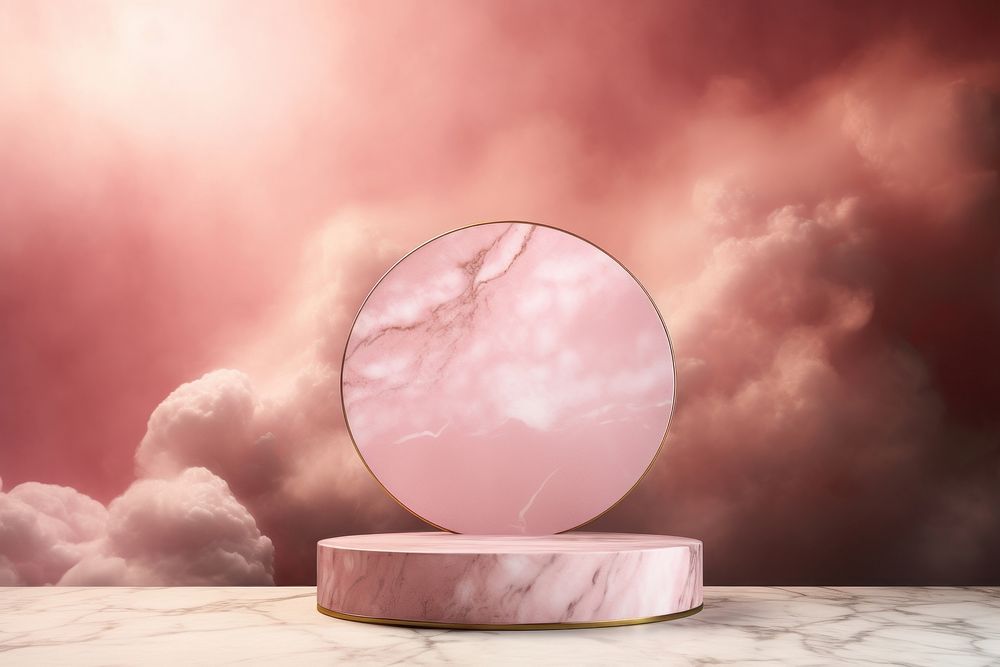 Pink marble background pink sky outdoors.