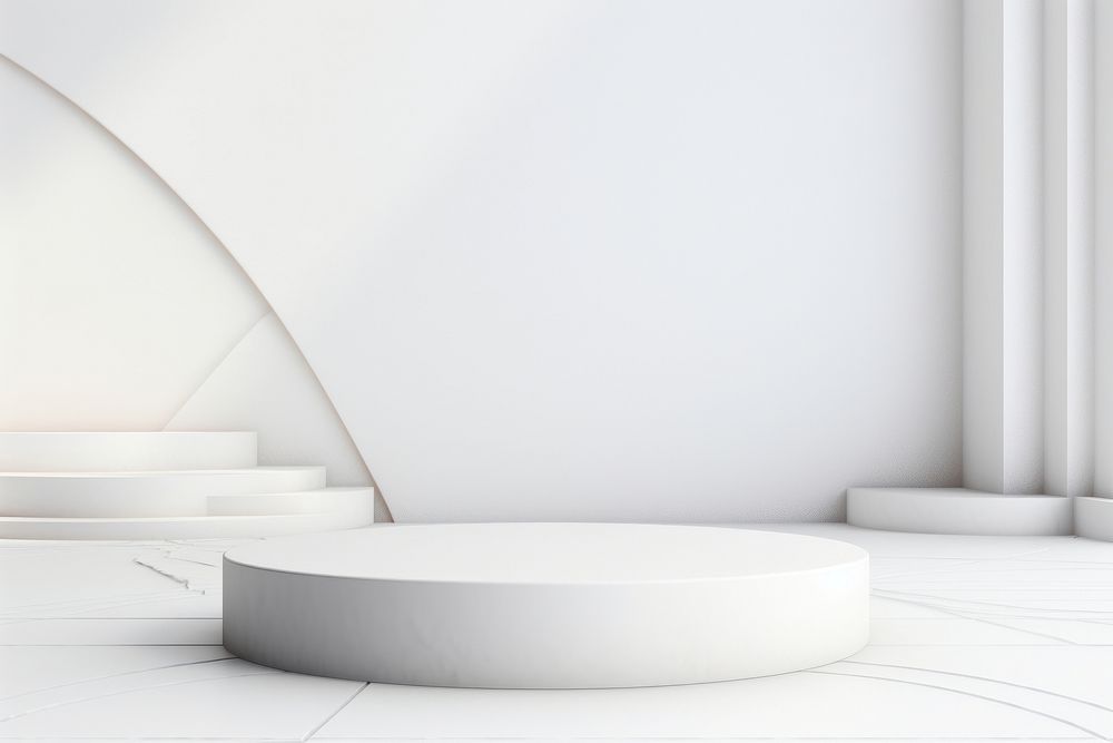 Minimal white color pattern background architecture staircase furniture.