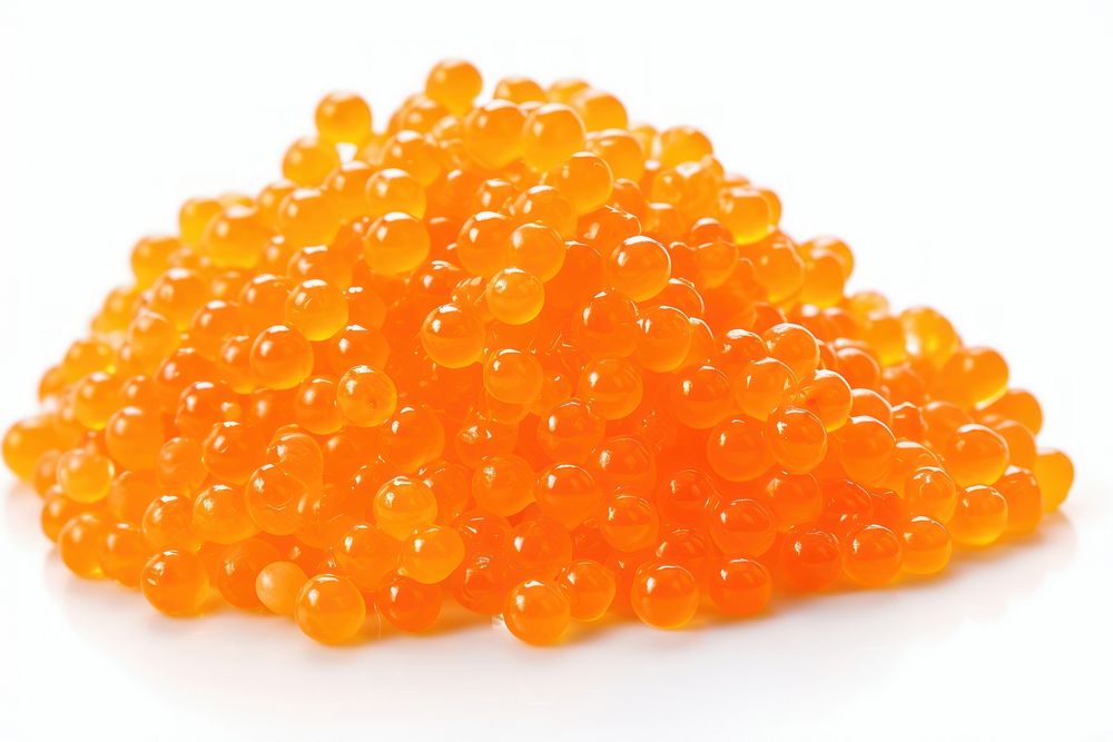 Orange caviar candy pill food. | Premium Photo - rawpixel