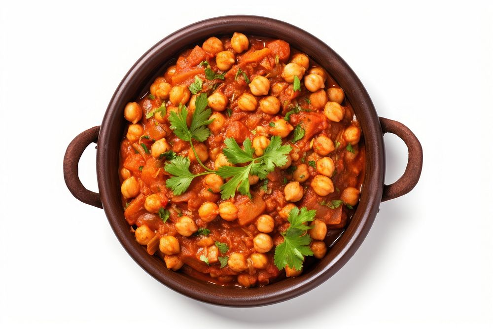 Chana Masala vegetable curry food.