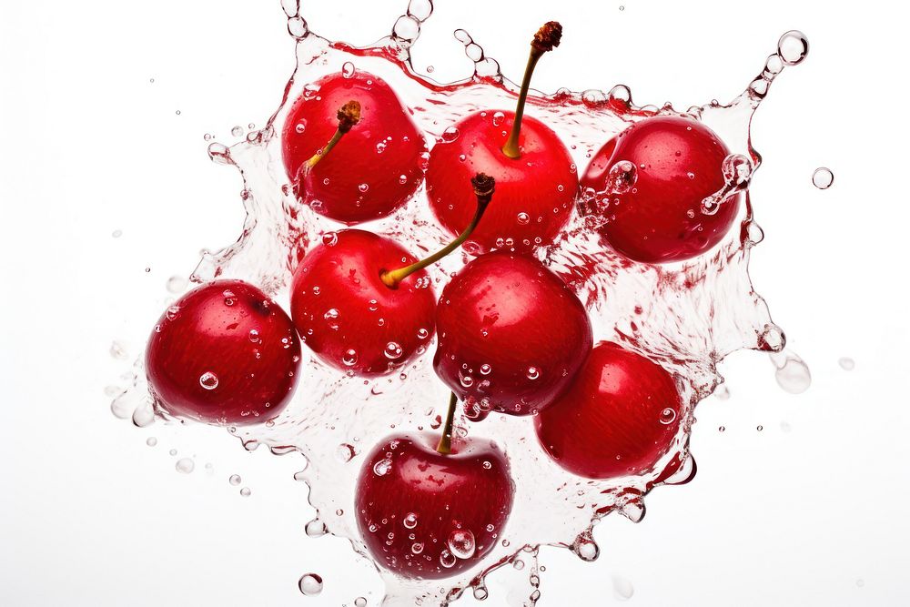 Cherry soda fruit plant food.
