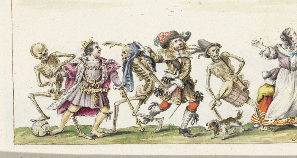 Dans van de Dood (1660 - c. 1687) by Gesina ter Borch and Hans Holbein II