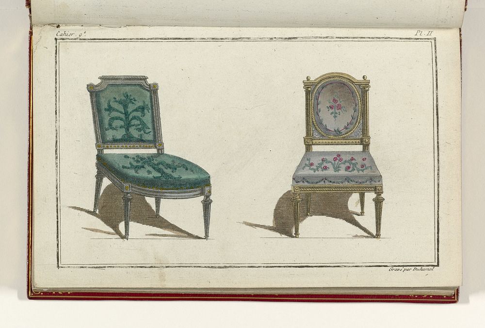 Cabinet des Modes ou les Modes Nouvelles, 15 Mars 1786, pl. II (1786) by A B Duhamel and Buisson