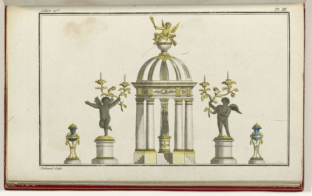 Cabinet des Modes ou les Modes Nouvelles, 1 Avril 1786, pl. III (1786) by A B Duhamel and Buisson