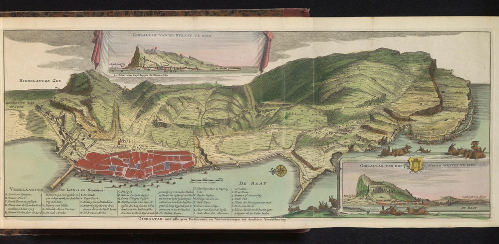 Gibraltar (1735) by anonymous and erven J Ratelband and Co