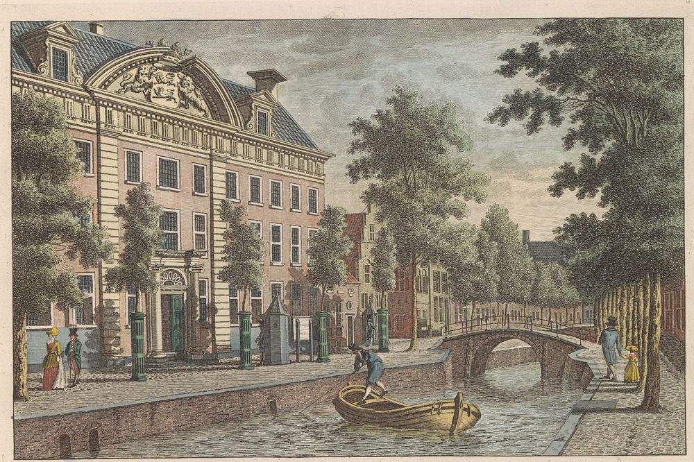 Provinciehuis te Leeuwarden, ca. 1790 (1824 - 1825) by Carel Frederik Bendorp I, Jan Bulthuis and Evert Maaskamp