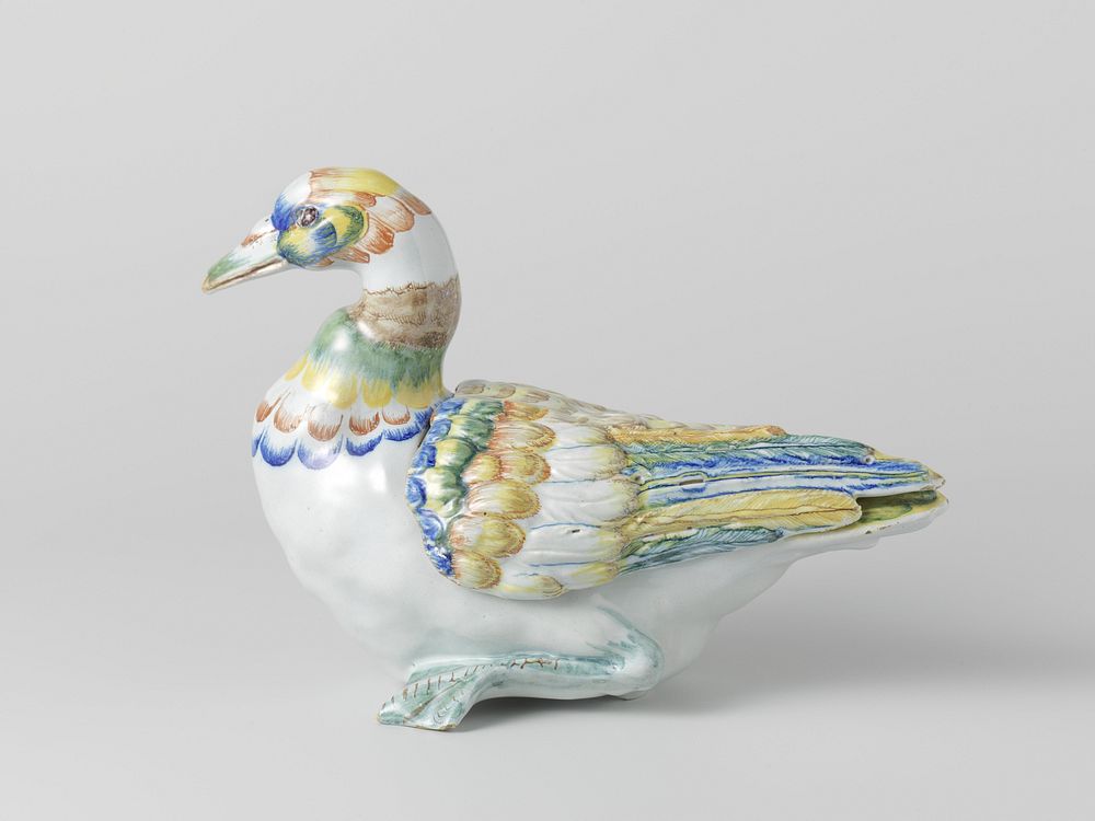 Tureen in the form of a duck (c. 1750 - c. 1780) by anonymous