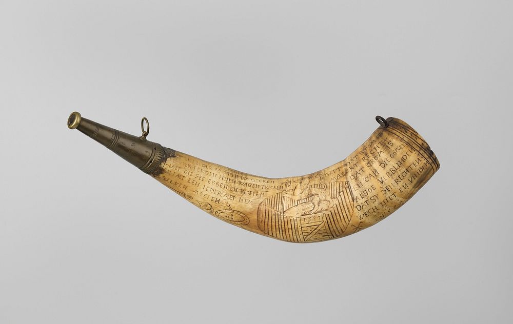 Horn (end-blown horn) (1587) by anonymous