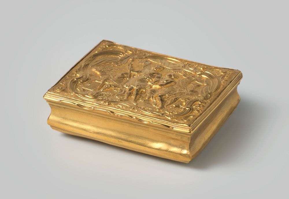 Snuifdoos van goud (1650 - 1675) by anonymous and anonymous