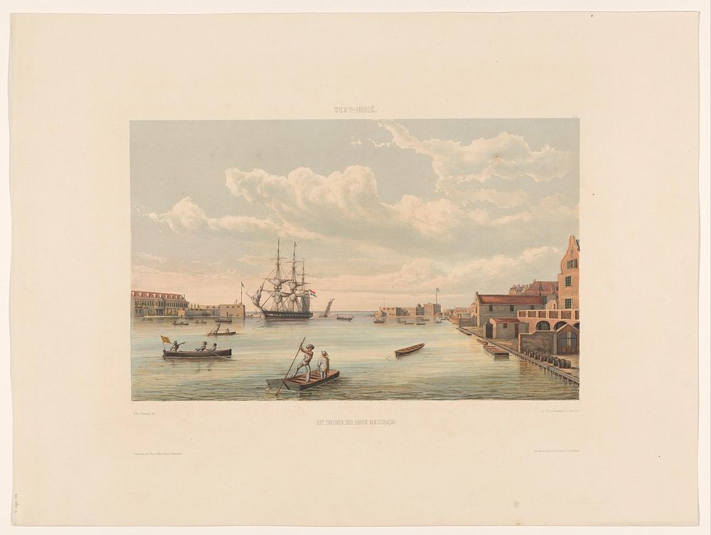 Willemstad (1860 - 1862) by jonkheer Jacob Eduard van Heemskerck van Beest, Gerard Voorduin, Steendrukkerij de Industrie and…