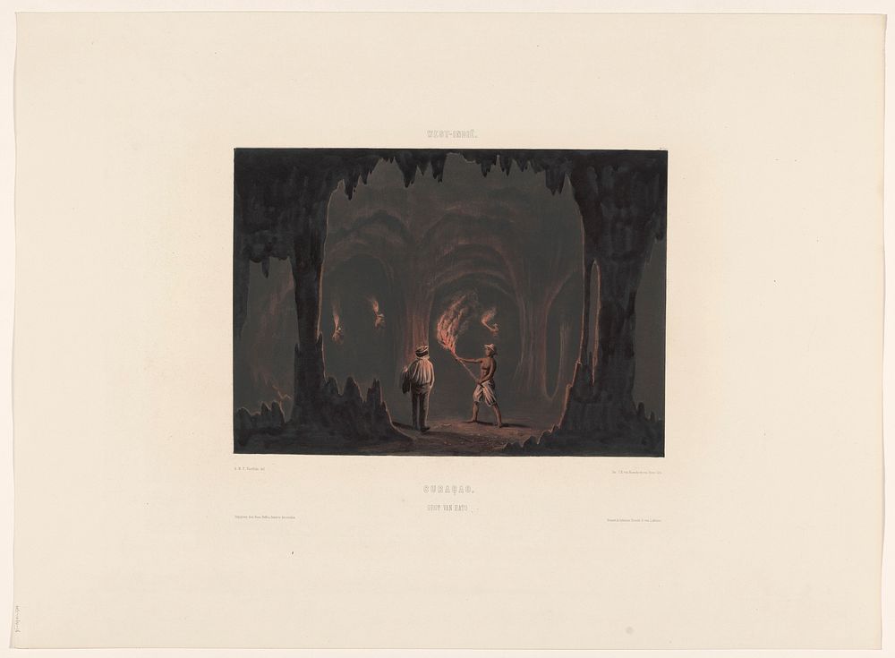 Grotten van Hato (1860 - 1862) by jonkheer Jacob Eduard van Heemskerck van Beest, Gerard Voorduin, Steendrukkerij de…