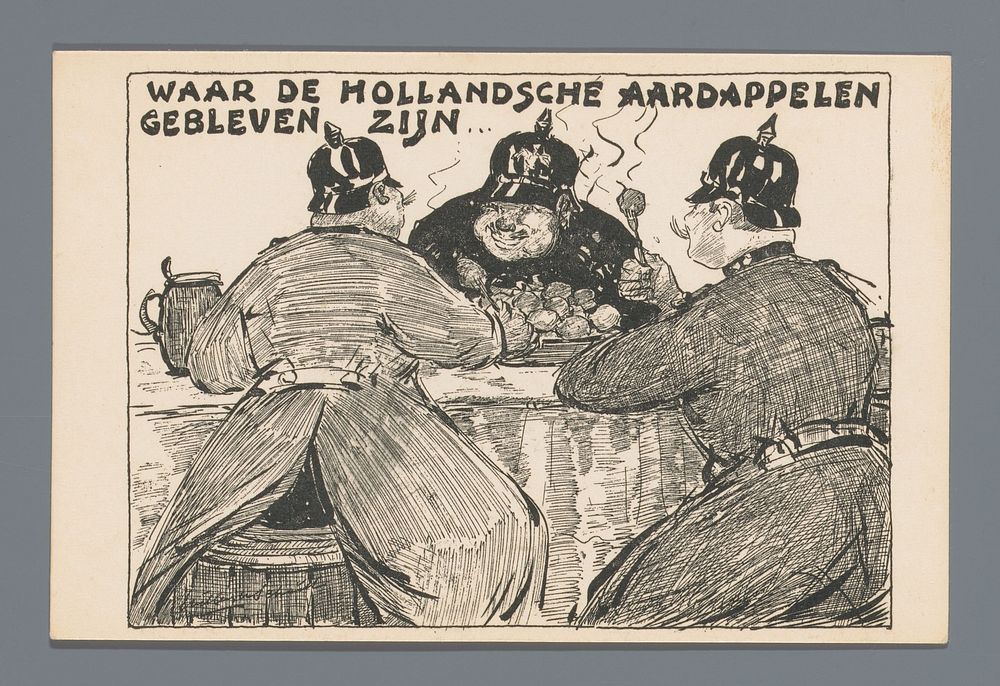 Waar de Hollandsche aardappels gebleven zijn... (1914 - 1918) by Willem van Schaik and W den Boer