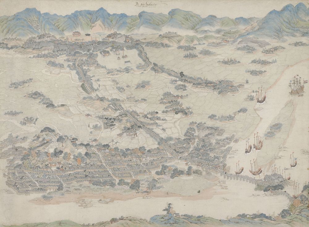 View of Fuzhou (c. 1670 - c. 1700) by anonymous