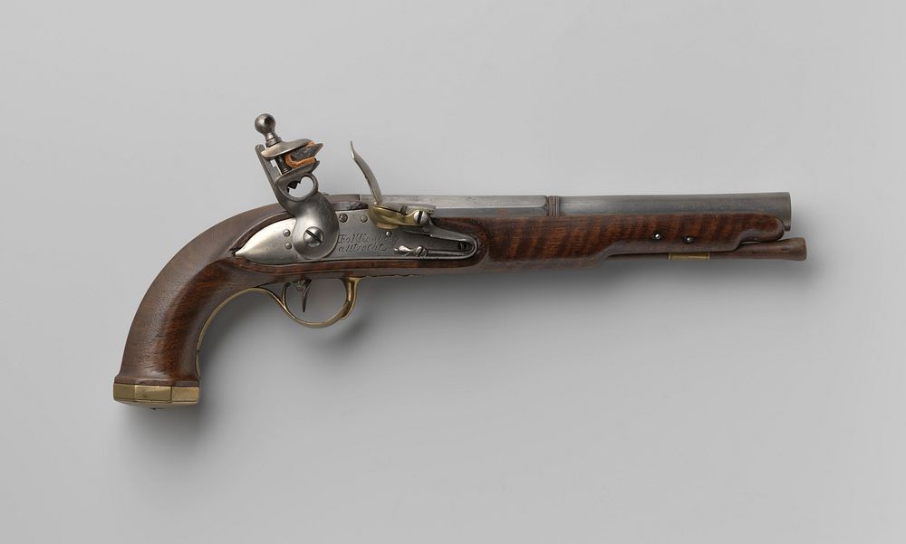 Vuursteenpistool (1790 - 1795) by Fokkenberg