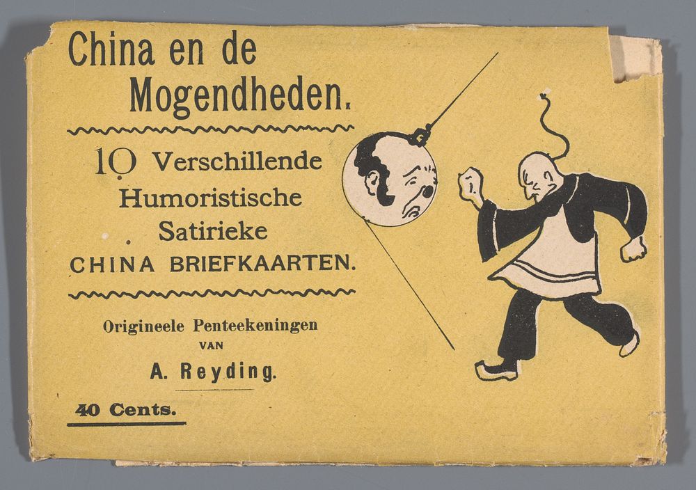 China en de mogendheden, envelop (c. 1900 - c. 1918) by Alfaro Reijding