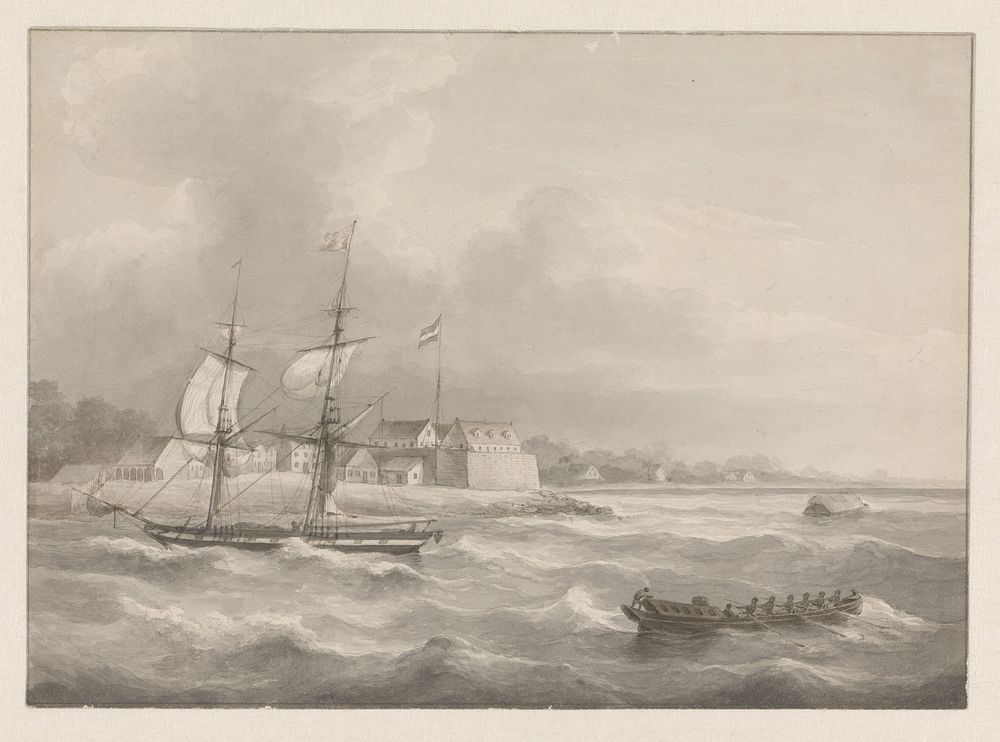 Fort Zeelandia (after 1849 - before 1851) by Hendrik Huygens