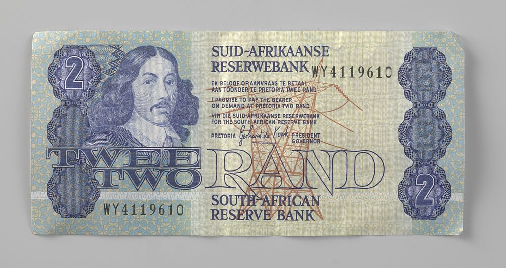 Bankbiljet van twee Zuid-Afrikaanse rand