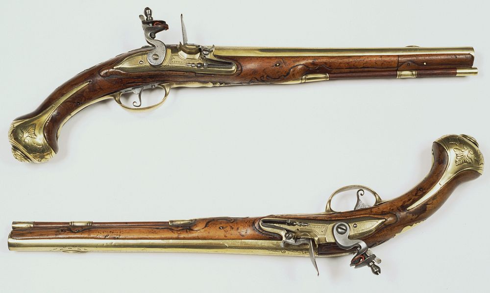 Vuursteenpistool met batterijslot (c. 1770 - c. 1780) by A Streignard