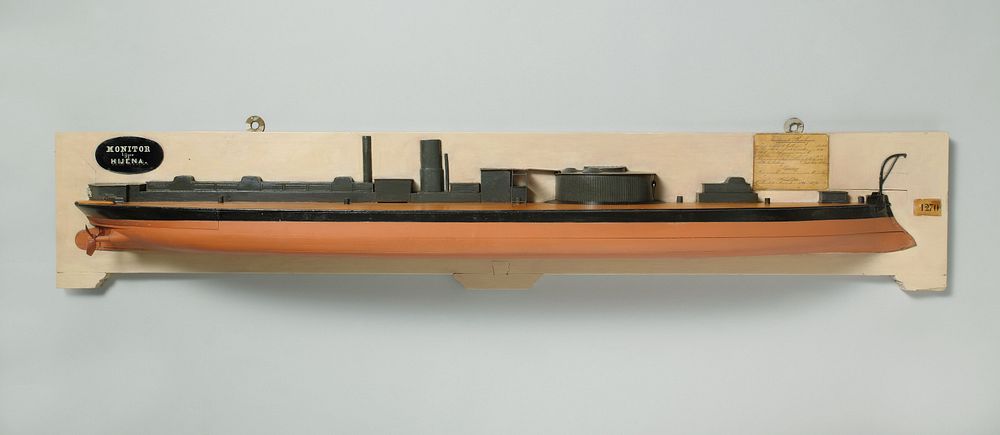 Half Model of a Ram Monitor (c. 1867 - c. 1869) by Rijkswerf Amsterdam