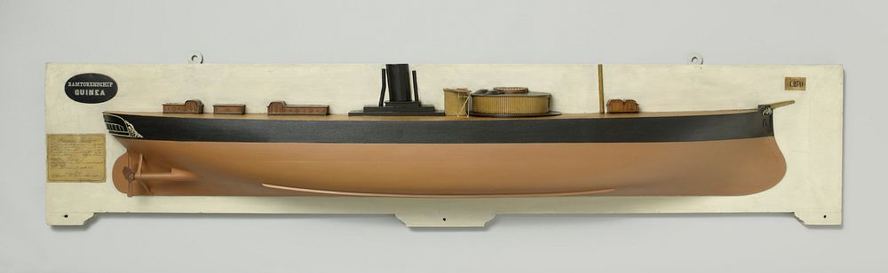 Half Model of an Ironclad Ram Ship (c. 1867 - c. 1870) by Rijkswerf Amsterdam