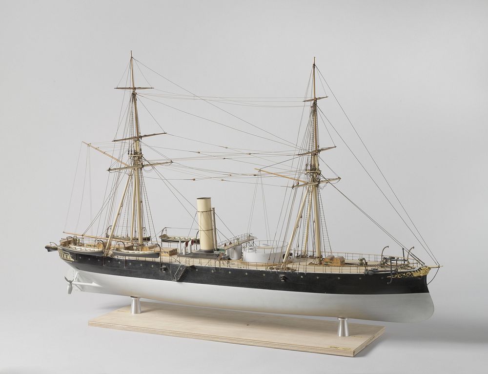 Model of an Ironclad Ram Ship (1868) by R Napier and Sons