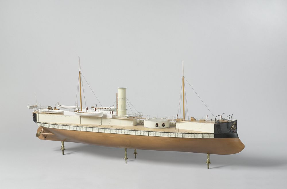 Model of an Ironclad Ram Ship (1868) by Laird Brothers