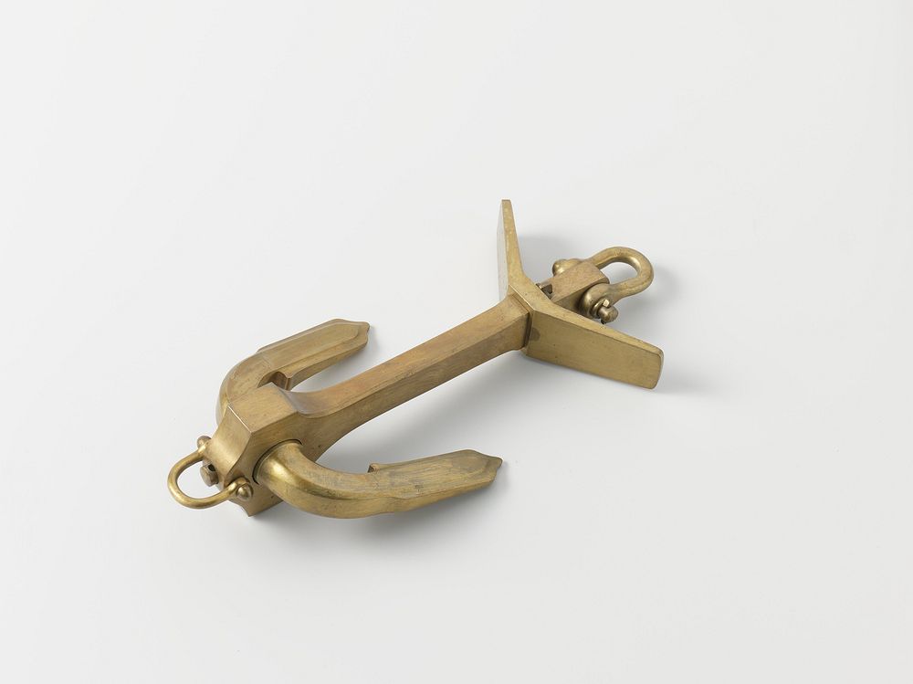 Model of an Anchor (1880) by Grofsmederij Leiden, Rijkswerf Amsterdam and F Martin