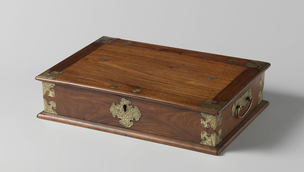 Kistje bevattende dokumenten m.b.t. de zeilsteen van Tsaar Peter de Grote (1700 - 1800) by anonymous