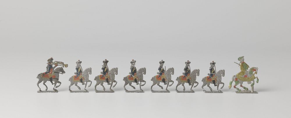 Ruiters te paard (1775 - 1800)