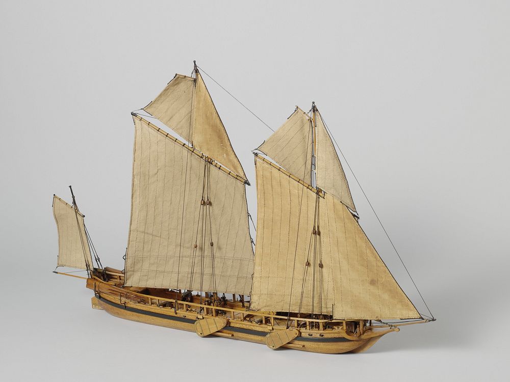 Model of a War Galley (c. 1800 - c. 1807) by anonymous